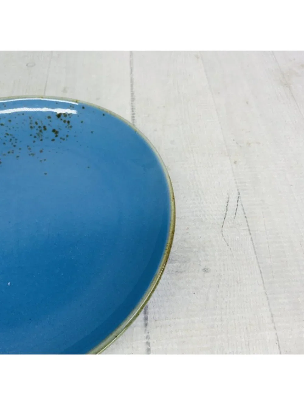 Pier 1 NATURE COLLECTION Medium Blue Splatter Porcelain 8